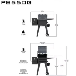 Barbecue à Pellets Navigator 550g PIT BOSS -Weber Soldes barbecue a pellets navigator 550g 2