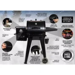Barbecue à Pellets Navigator 550g PIT BOSS -Weber Soldes barbecue a pellets navigator 550g 3