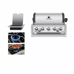 Barbecue Gas Encastrable (Built-In) Imperial S 590 Avec Réchaud BROIL KING -Weber Soldes barbecue built in imperial 590s 2