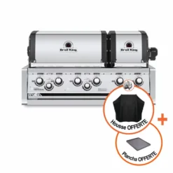 Barbvecue Gaz Encastrable (Built-In) Imperial S 690 Avec Réchaud BROIL KING -Weber Soldes barbecue built in imperial xls broilking 5