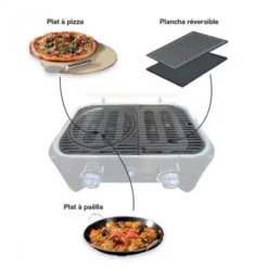 Campingaz Barbecue Gaz à Poser Attitude Lx Noir 2100 + Housse -Weber Soldes barbecue gaz a poser attitude lx noir campingaz 6