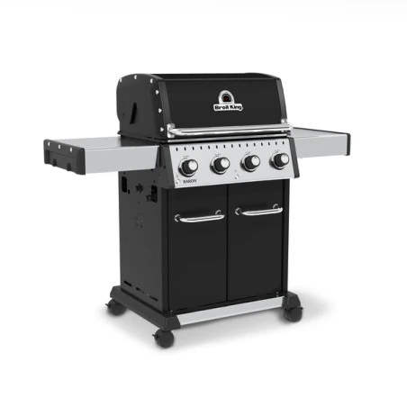 Barbecue Gaz Baron 420 Black Avec Plancha BROIL KING 4 Barbecue Gaz Baron 420 Black Avec Plancha BROIL KING – Image 2