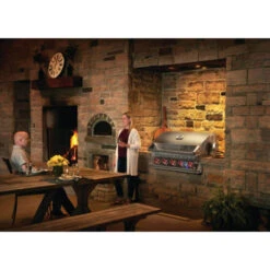 Barbecue Gaz Encastrable Built-In BIG 38 5 Brûleurs + 1 Brûleur Arrière - NAPOLEON -Weber Soldes barbecue gaz encastrable built in big 38 5 bruleurs 1 bruleur arriere napoleon 2