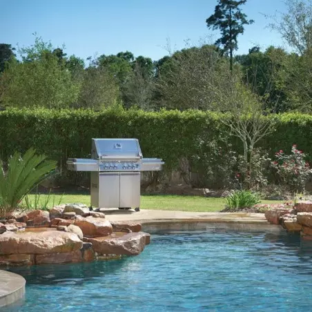 Napoleon Barbecue Gaz Naturel Prestige 500 Inox 4 Brûleurs + Sizzle Lateral + Brûleur Arriere 4 Napoleon Barbecue Gaz Naturel Prestige 500 Inox 4 Brûleurs + Sizzle Lateral + Brûleur Arriere – Image 2