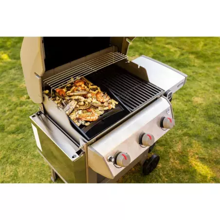 Barbecue Gaz Spirit II E-310 + Plancha - Black - WEBER 3 Barbecue Gaz Spirit II E-310 + Plancha - Black - WEBER