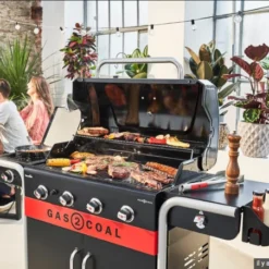 Barbecue Hybride Gaz & Charbon Gas2Coal 440 2.0 4 Brûleurs 8 Barbecue Hybride Gaz & Charbon Gas2Coal 440 2.0 4 Brûleurs -Weber Soldes barbecue hybride gaz charbon gas2coal 20 4 bruleurs 2