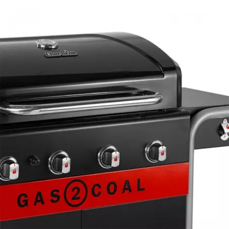Barbecue Hybride Gaz & Charbon Gas2Coal 440 2.0 4 Brûleurs 6 Barbecue Hybride Gaz & Charbon Gas2Coal 440 2.0 4 Brûleurs – Image 4