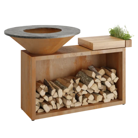 Brasero OFYR Island 85 Bois Teck 3 Brasero OFYR Island 85 Bois Teck