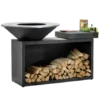 Brasero OFYR Island Black 100 Ceramique Gris Anthracite -Weber Soldes brasero ofyr island black 100 ceramique gris anthracite