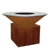 Brasero OFYR XL Plancha Acier Corten Pied 50cm 1 Brasero OFYR XL Plancha Acier Corten Pied 50cm -Weber Soldes brasero ofyr xl plancha acier cortene pied 50cm