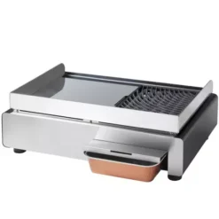 Duo K Elec BBQ / Plancha KRAMPOUZ -Weber Soldes duo k elec bbq plancha krampouz 2