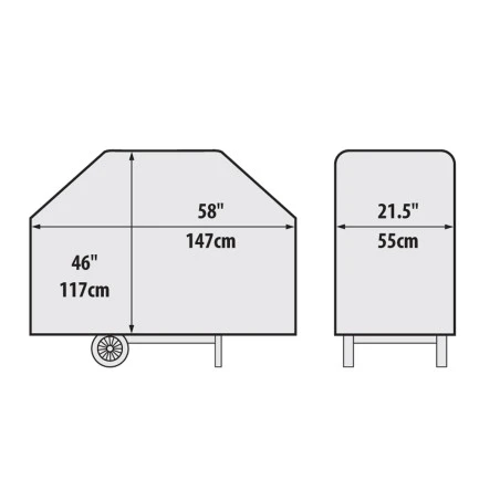 Housse Select Baron & NEW Crown 4 Bruleurs 67487 BROIL KING 4 Housse Select Baron & NEW Crown 4 Bruleurs 67487 BROIL KING – Image 2
