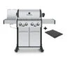 Pack + Barbecue Gaz Baron S 490 Ir Avec Plancha & Rôtissoire + 10 Accessoires - BROIL KING -Weber Soldes pack barbecue gaz baron s 490 ir avec plancha rotissoire housse broil king