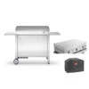 Pack Plancha PLANET Chef 80 Elec + Chariot Fermé+Hous+Capot -Weber Soldes pack plancha planet chef 80 elec chariot fermehouscapot