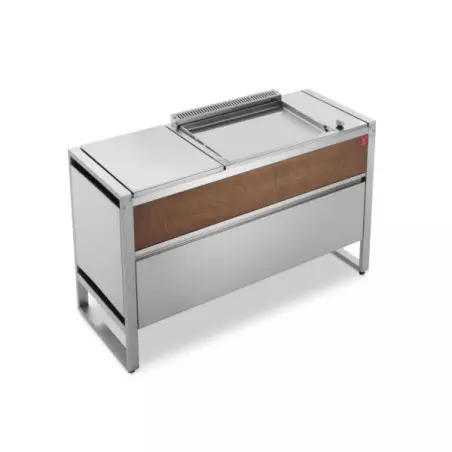 Table Fermée Oasi 142C + Plancha Oasi 60 Electrique - PLANCHA PLANET 3 Table Fermée Oasi 142C + Plancha Oasi 60 Electrique - PLANCHA PLANET